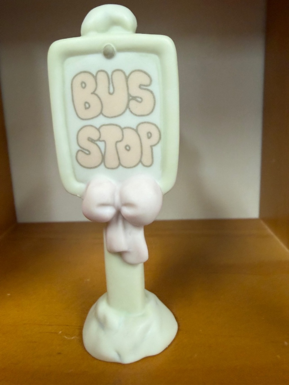 Precious Moments- Bus Stop Sign- EJ545